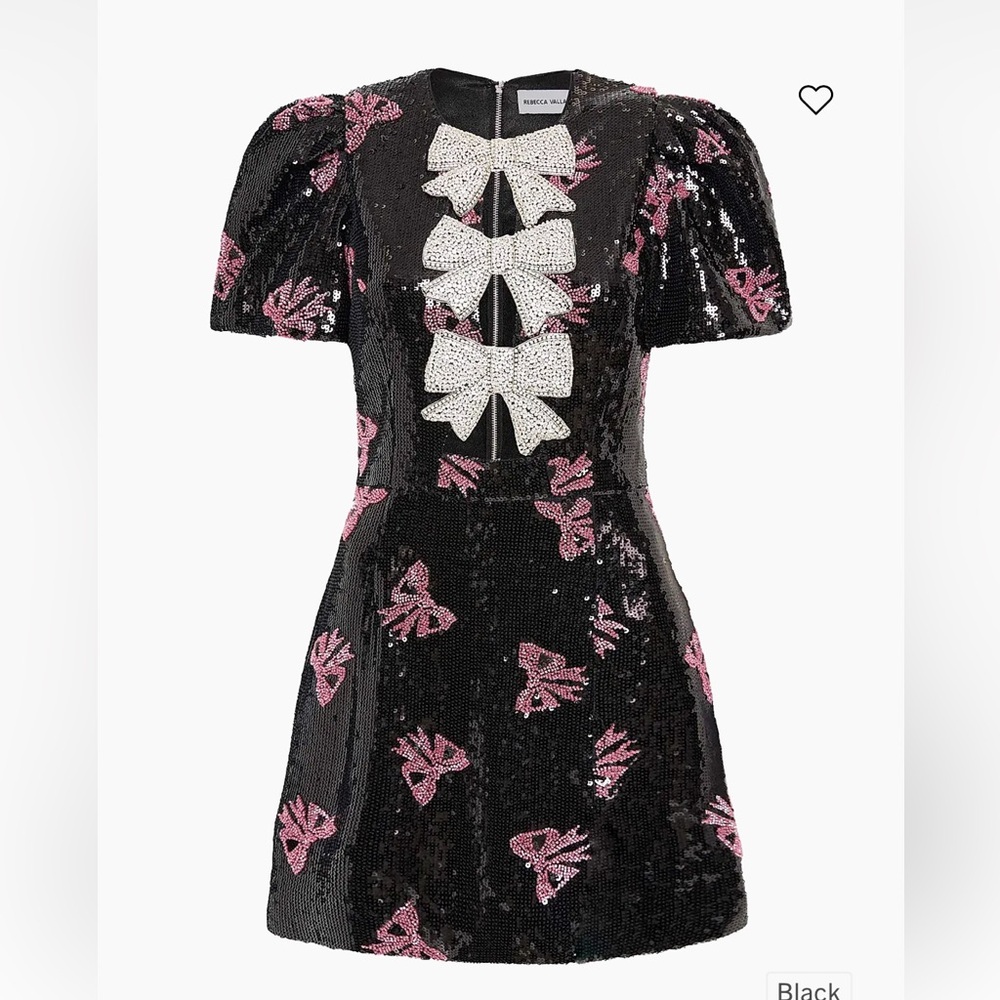 Rebecca Vallance
Miya Sequined Bow Minidress 12 AU 8 US
